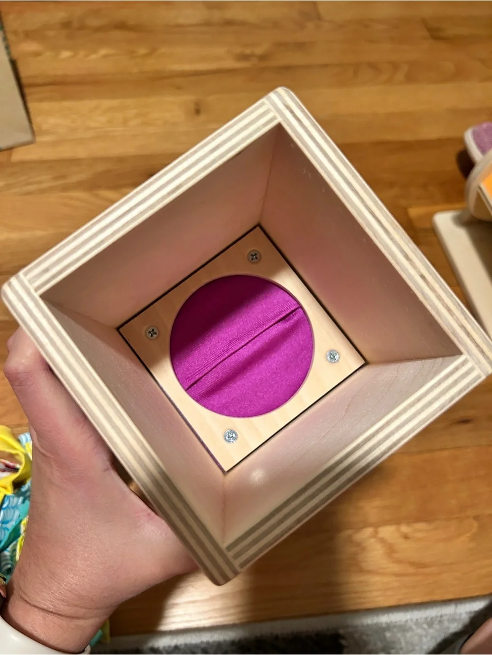 Lovevery Wooden Tissue Box Toy